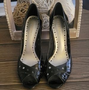 BCBGIRLS Black Patent Heels